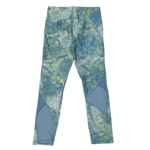 Under Armour Leggings Womens Medium Green Compression HeatGear Capri Athleisure - Picture 6 of 10